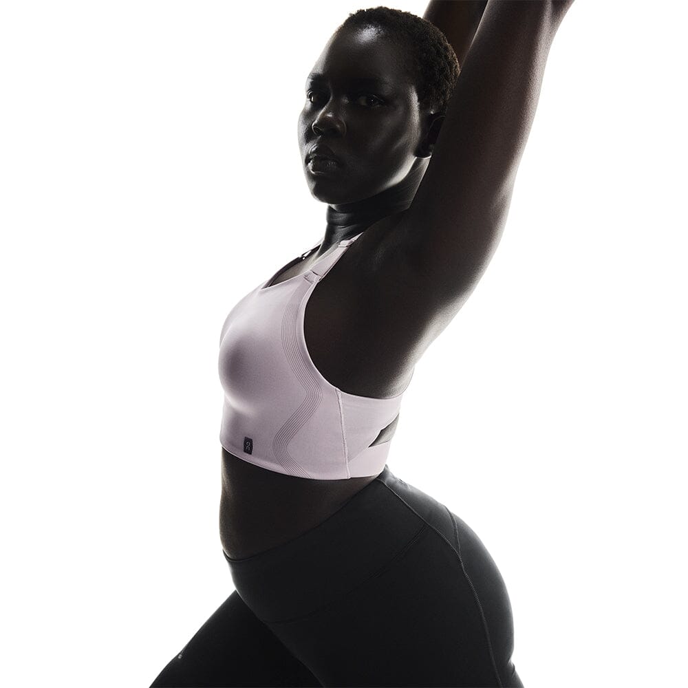 On Women's Performance Flex Bra - BlackToe Running#colour_mauve