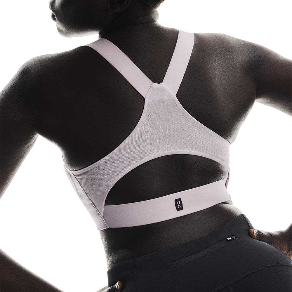 On Women's Performance Flex Bra - BlackToe Running#colour_mauve