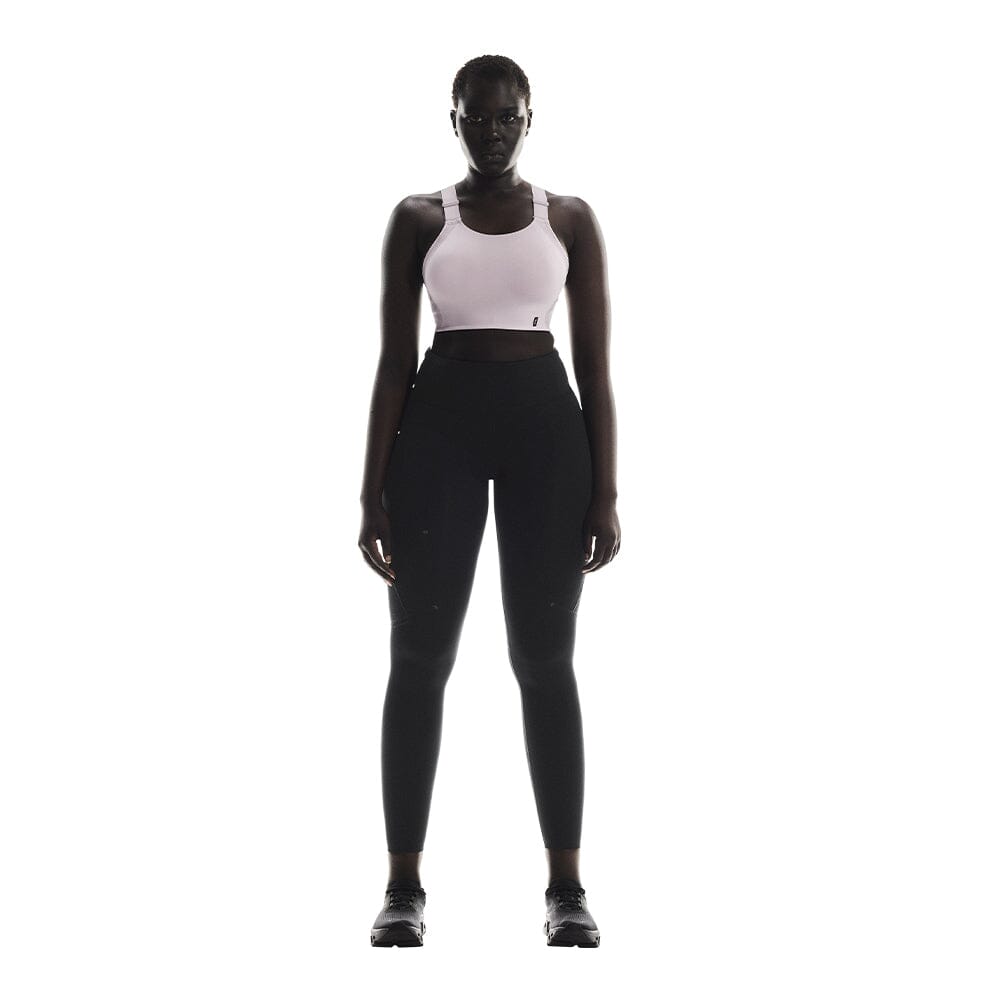 On Women's Performance Flex Bra - BlackToe Running#colour_mauve