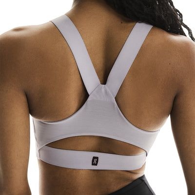 On Women's Performance Flex Bra - BlackToe Running#colour_nimbus-lilac