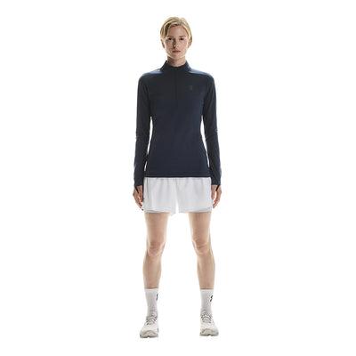 On Women's Climate Shirt - BlackToe Running#colour_navy