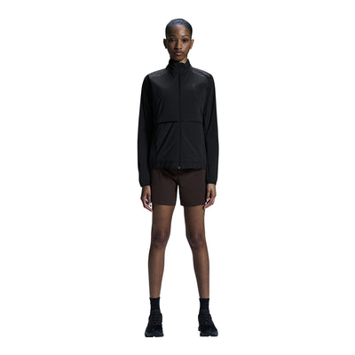 On Women's Weather Jacket Insulated - BlackToe Running#colour_black