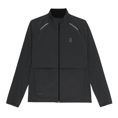 On Women's Weather Jacket Insulated - BlackToe Running#colour_black