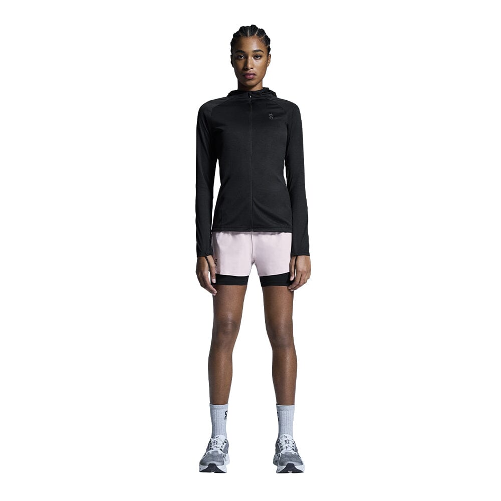 On Women's 3" Performance 2/1 Shorts - BlackToe Running