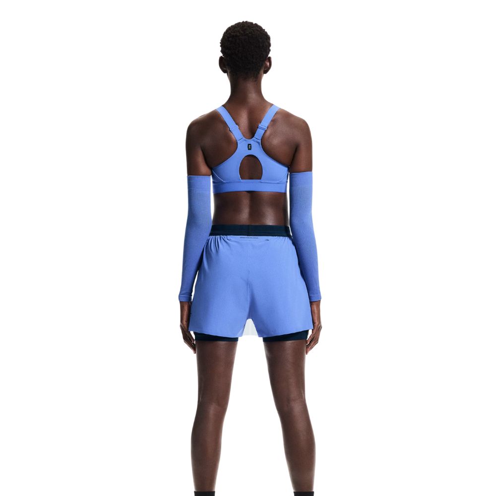 On Women's 3" Performance 2/1 Shorts - BlackToe Running#colour_sailor-navy