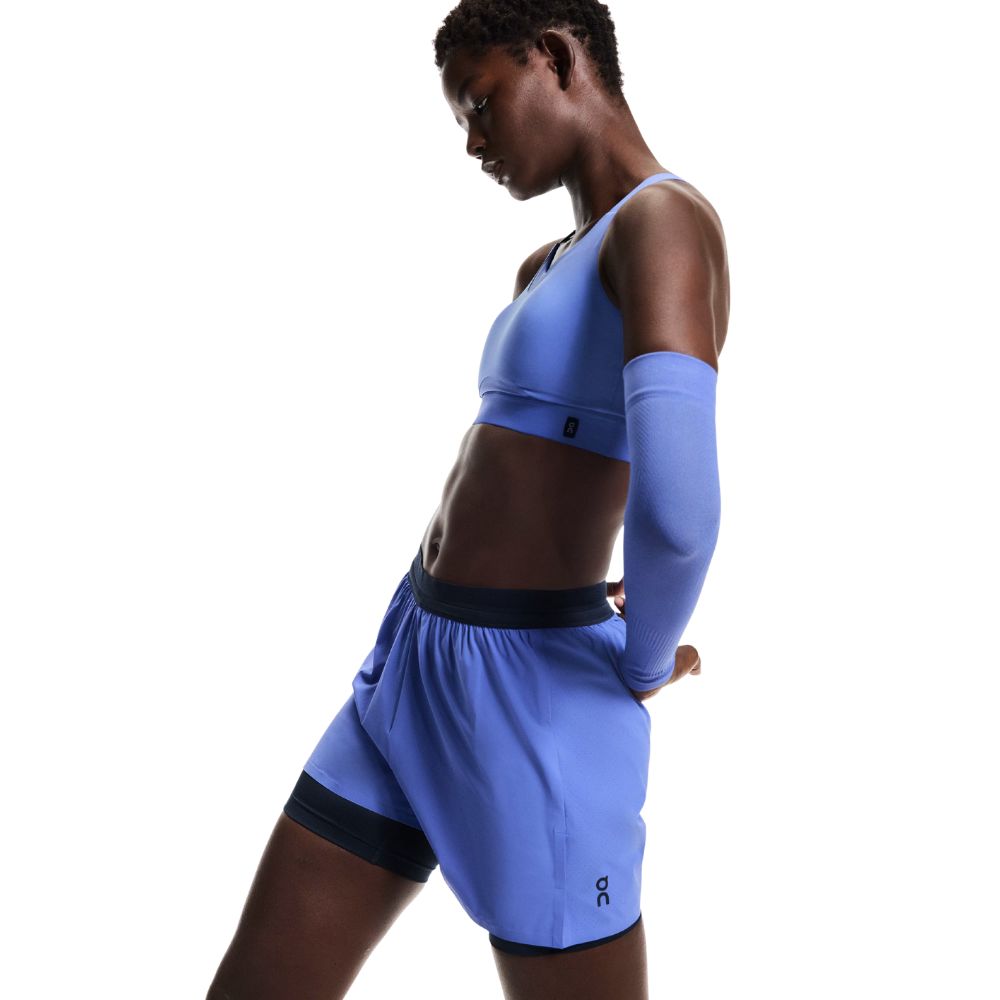 On Women's 3" Performance 2/1 Shorts - BlackToe Running
