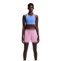 On Women's 3" Performance 2/1 Shorts - BlackToe Running#colour_sakura-dewberry