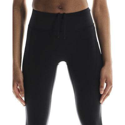 On Women's Performance Tights 7/8 - BlackToe Running#colour_black