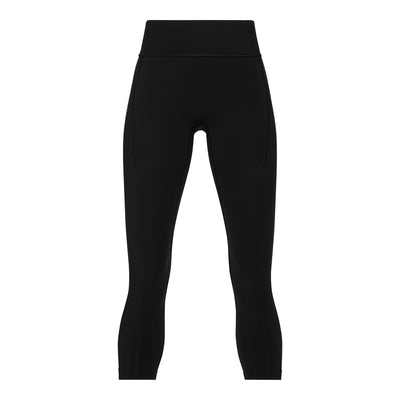 On Women's Performance Tights 7/8 - BlackToe Running#colour_black