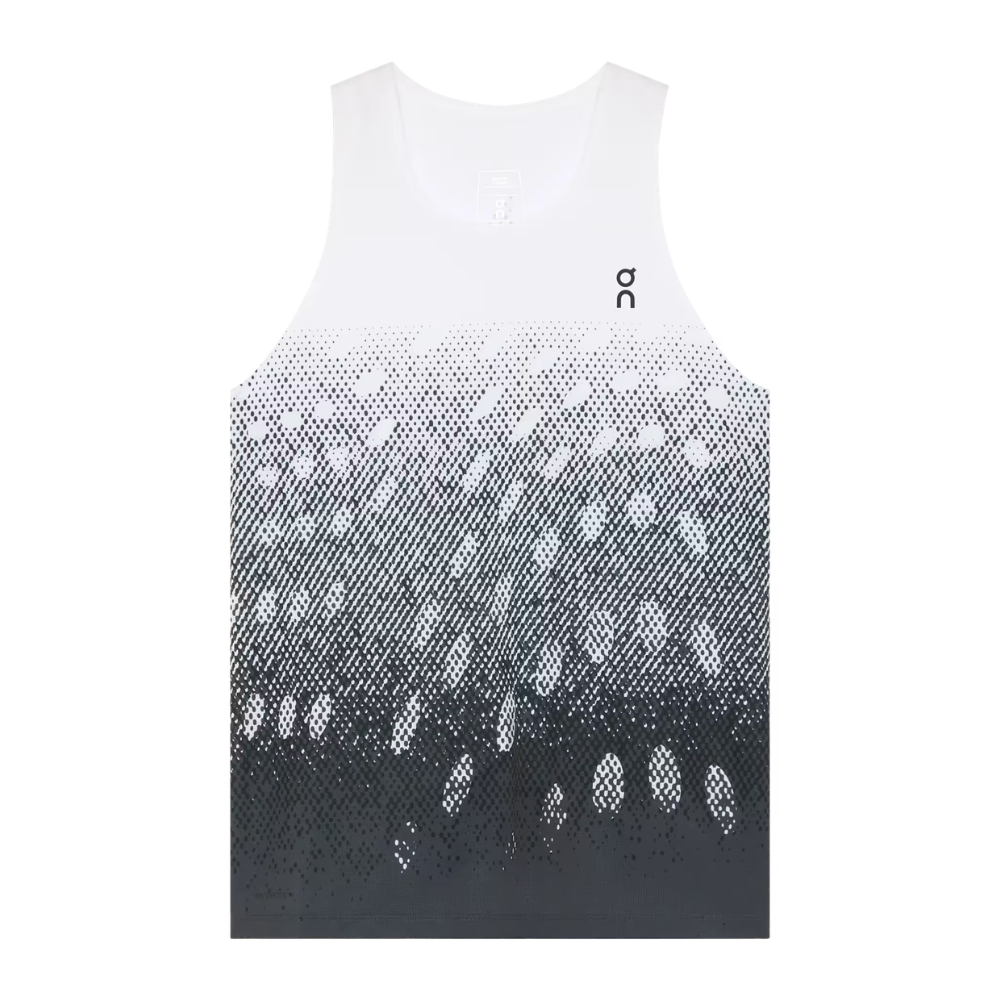 On Women's Zero Singlet - BlackToe Running#colour_white-iron