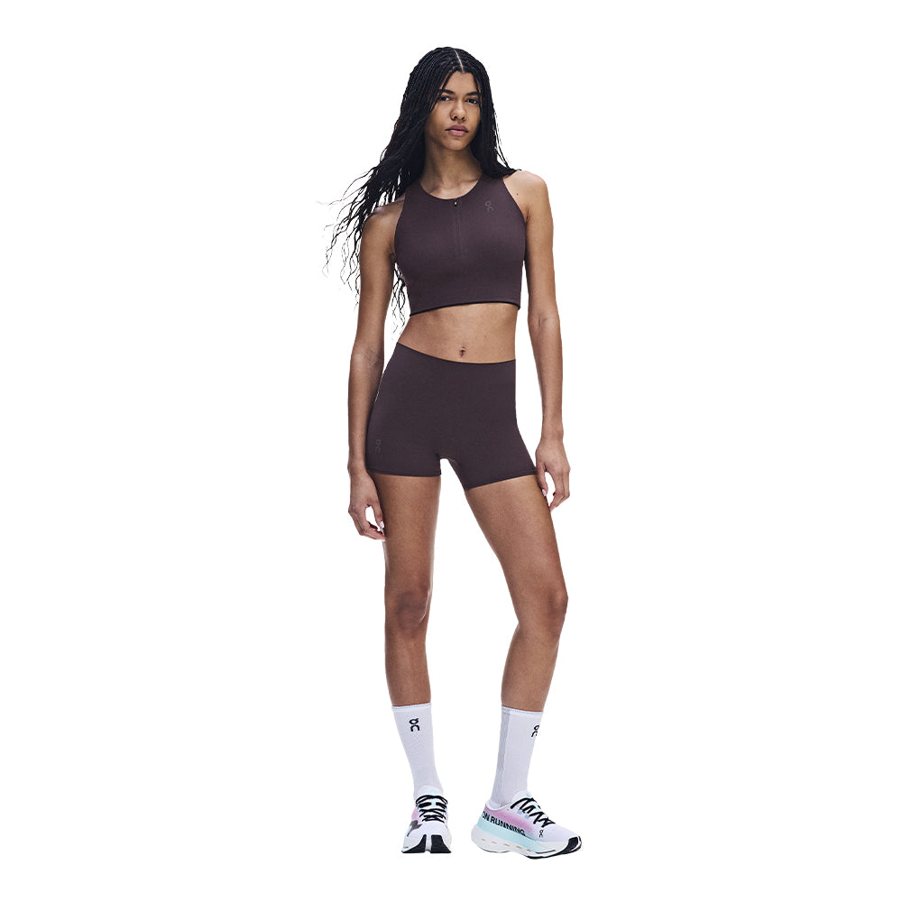 On Running Women's Zero Short Tights - BlackToe Running#colour_urchin