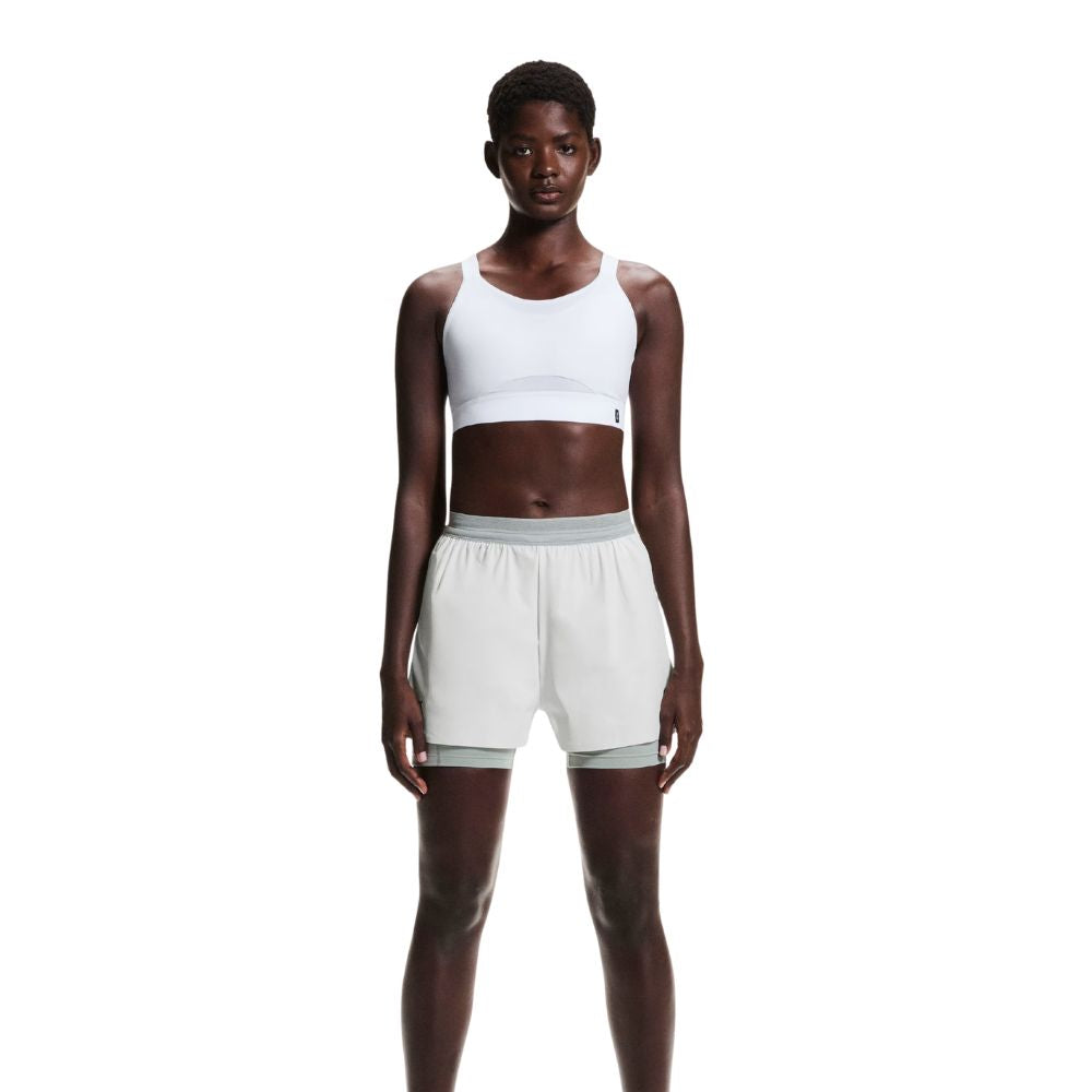 On Women's Performance Medium Support Bra 2 - BlackToe Running#colour_white