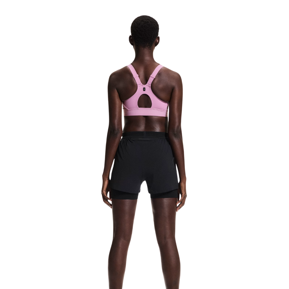 On Women's Performance Medium Support Bra 2 - BlackToe Running#colour_sakura