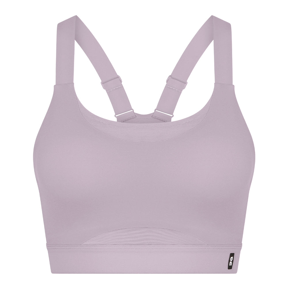 On Women's Performance Medium Support Bra 2 - BlackToe Running#colour_foxglove