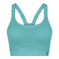 On Women's Performance Medium Support Bra 2 - BlackToe Running#colour_aquamarine