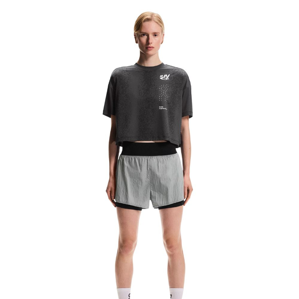 On Women's Performance Volt Shorts - BlackToe Running