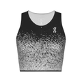 On Running Women's Zero Crop - BlackToe Running#colour_white-black