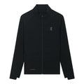 On Women's Weather Hybrid Jacket - BlackToe Running#colour_black