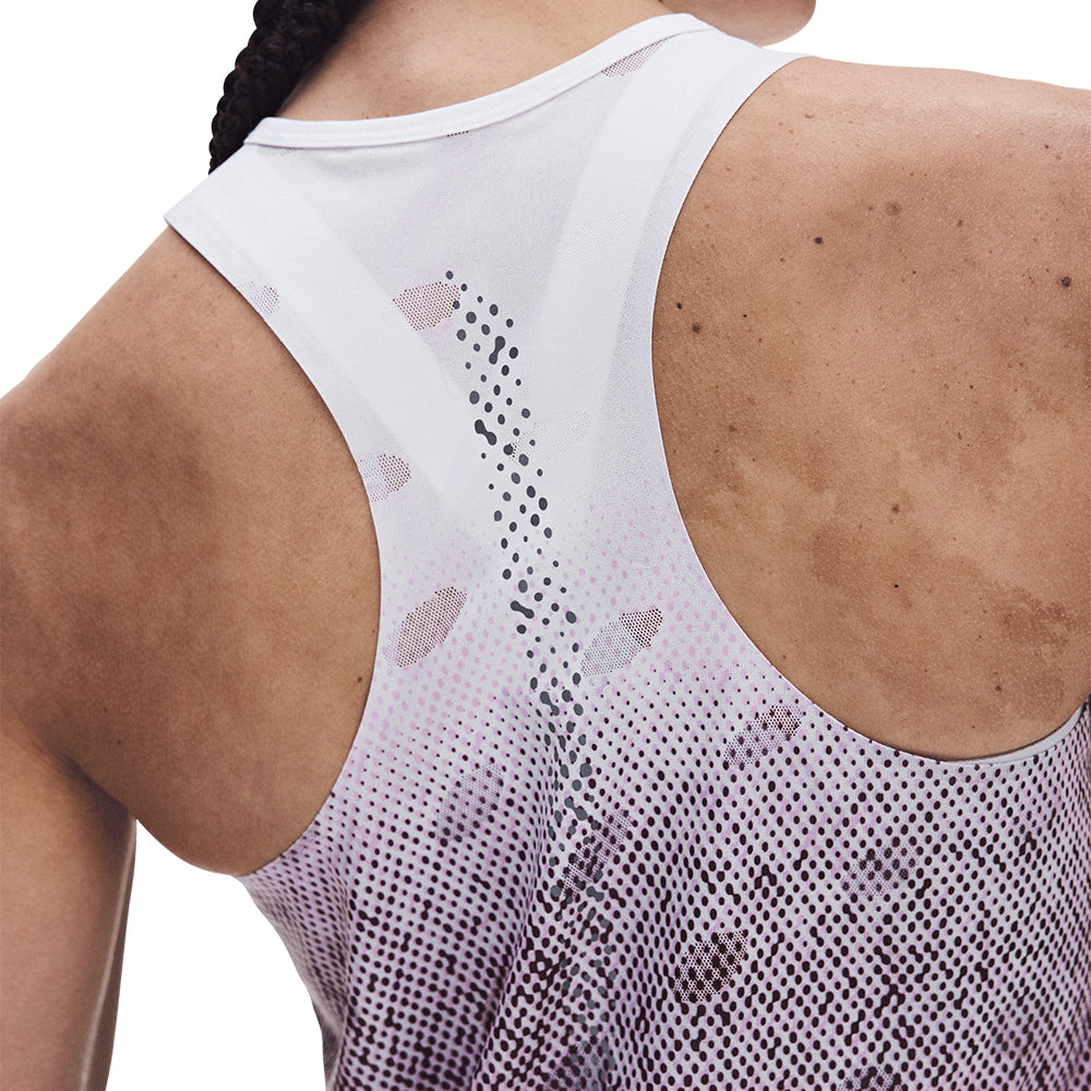 On Women's Zero Tank Breathe - BlackToe Running#colour_foxglove-white