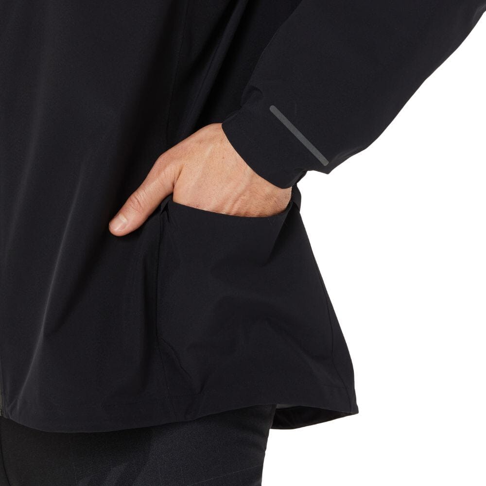 New Balance Men's Accelerate Waterproof 2.0 Jacket Outerwear - BlackToe Running - 