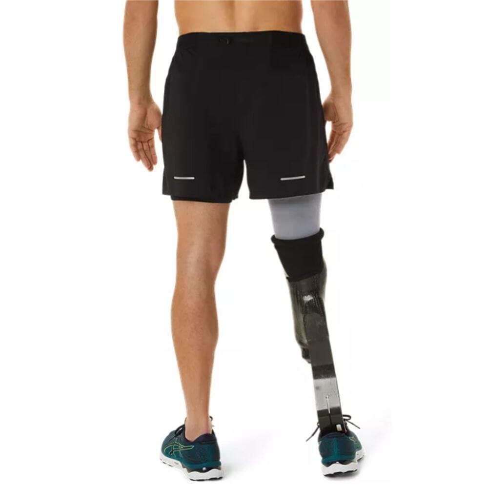 Asics Men's Road 2-N-1 7inch Short - BlackToe Running#colour_performance-black