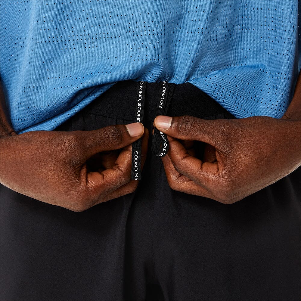 Asics Men's Road 5in Short Men's Bottoms - BlackToe Running#colour_performance-black