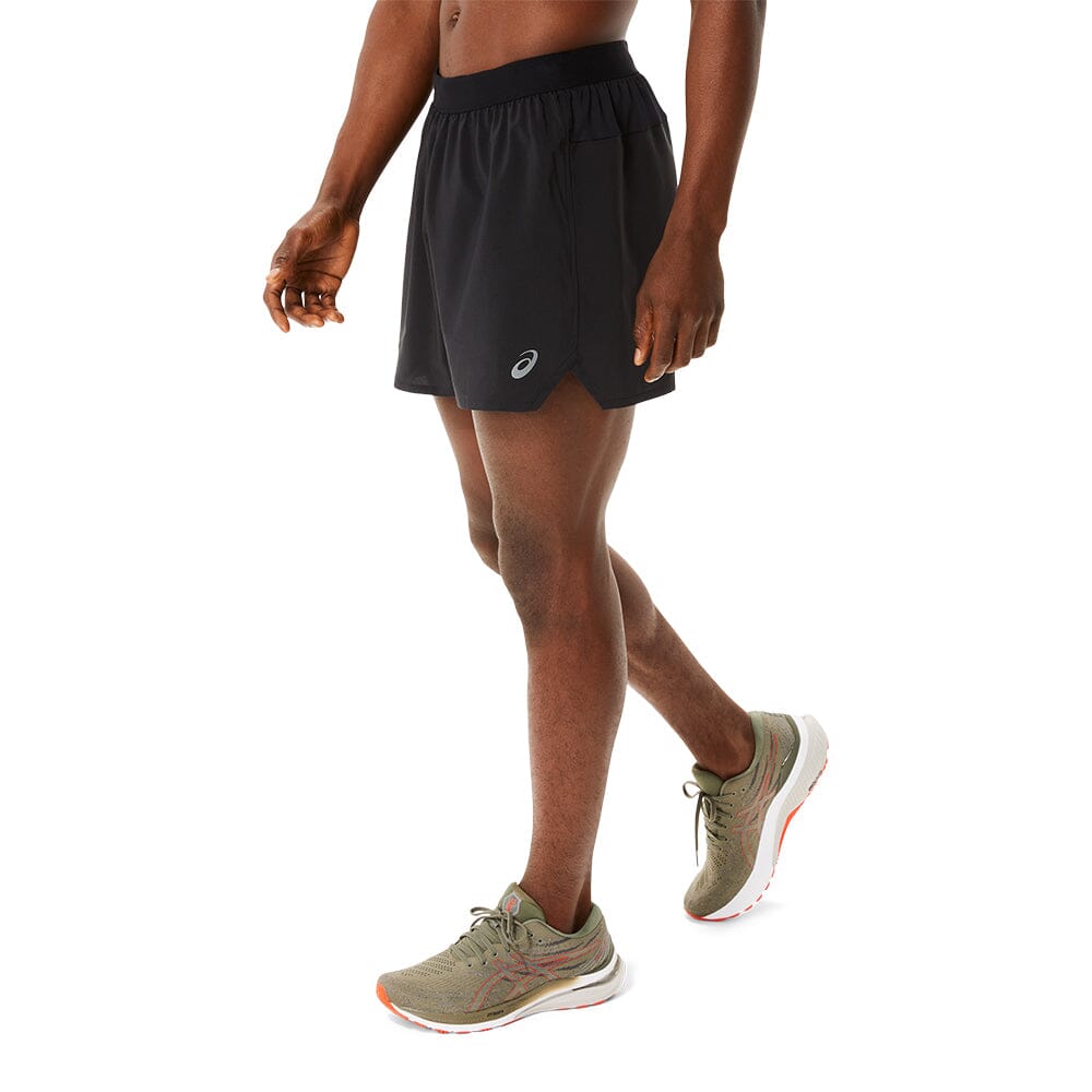Asics Men's Road 5in Short Men's Bottoms - BlackToe Running#colour_performance-black