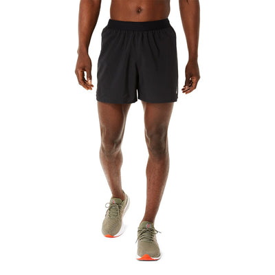 Asics Men's Road 5in Short Men's Bottoms - BlackToe Running#colour_performance-black
