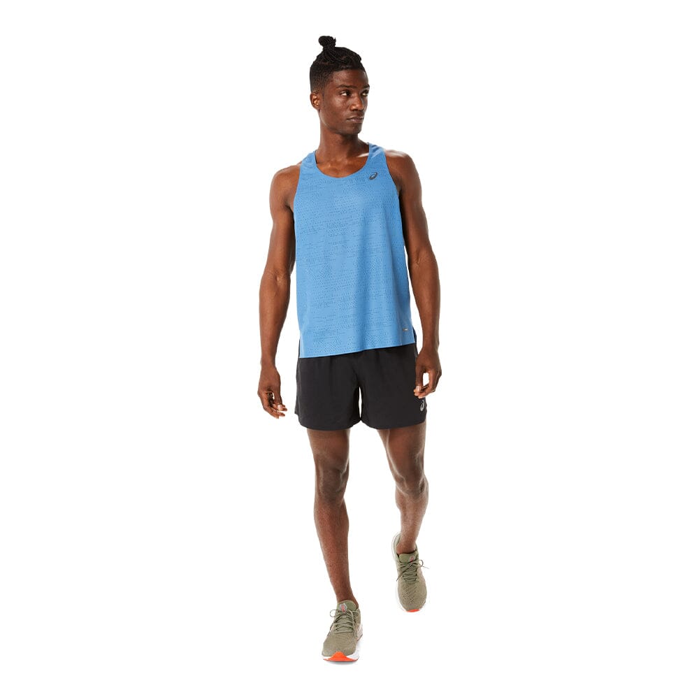 Asics Men's Road 5in Short Men's Bottoms - BlackToe Running#colour_performance-black