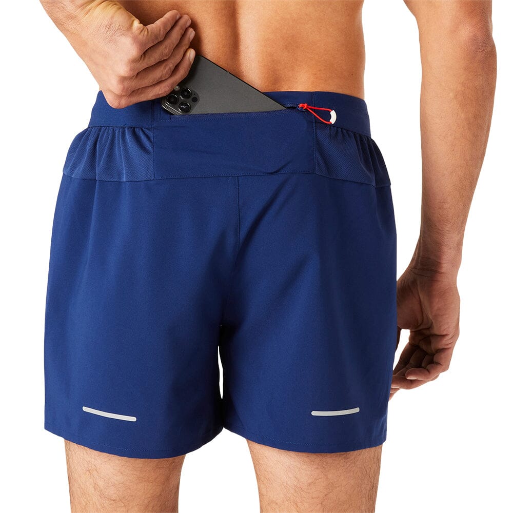 Asics Men's Road 5in Short Men's Bottoms - BlackToe Running#colour_blue-expanse