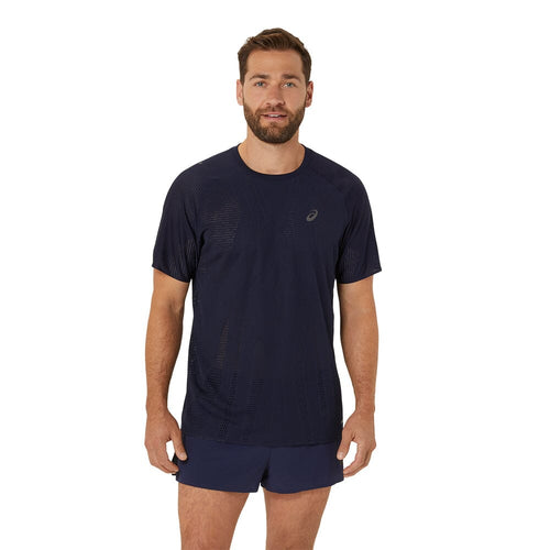 Asics Men's Metarun SS Top - BlackToe Running#colour_midnight