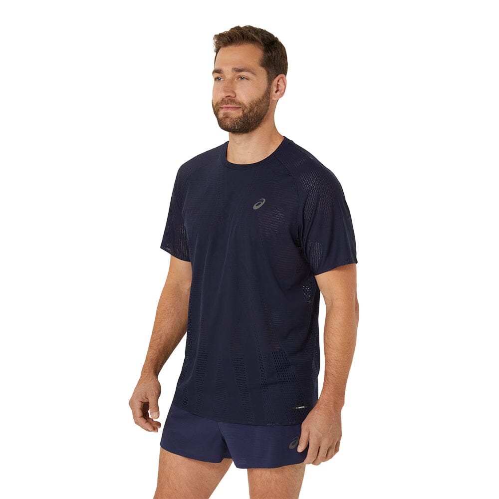 Asics Men's Metarun SS Top - BlackToe Running#colour_midnight