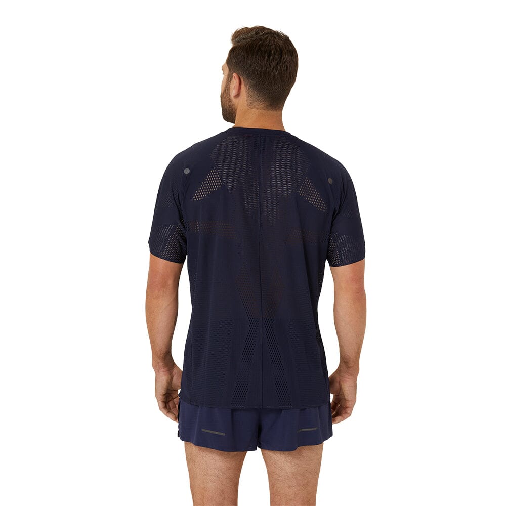 Asics Men's Metarun SS Top - BlackToe Running#colour_midnight