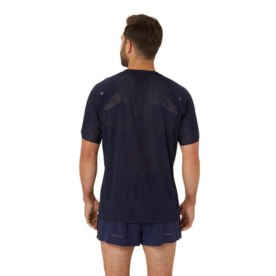 Asics Men's Metarun SS Top - BlackToe Running#colour_midnight