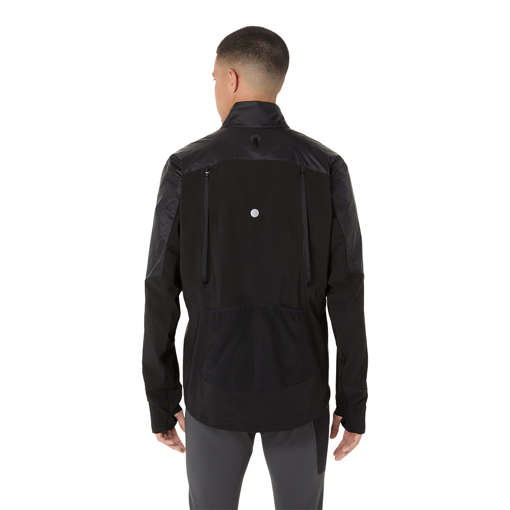 Asics Men's Road Winter Jacket - BlackToe Running#colour_performance-black
