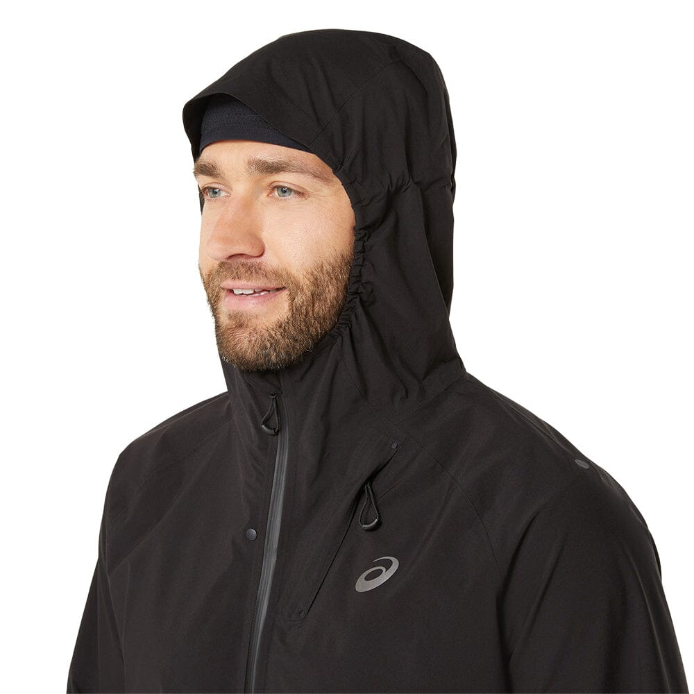 Asics Men's Metarun Waterproof Jacket - BlackToe Running