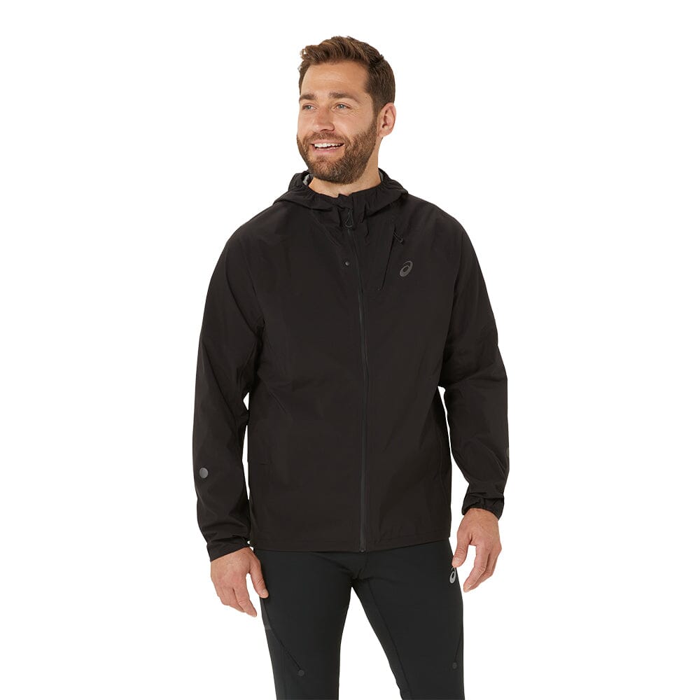 Asics Men's Metarun Waterproof Jacket - BlackToe Running