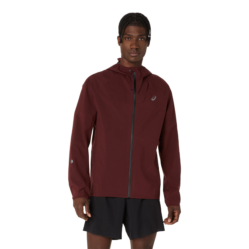 Asics Men's Metarun Waterproof Jacket - BlackToe Running