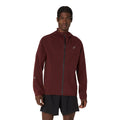 Asics Men's Metarun Waterproof Jacket - BlackToe Running#colour_dark-red-planet