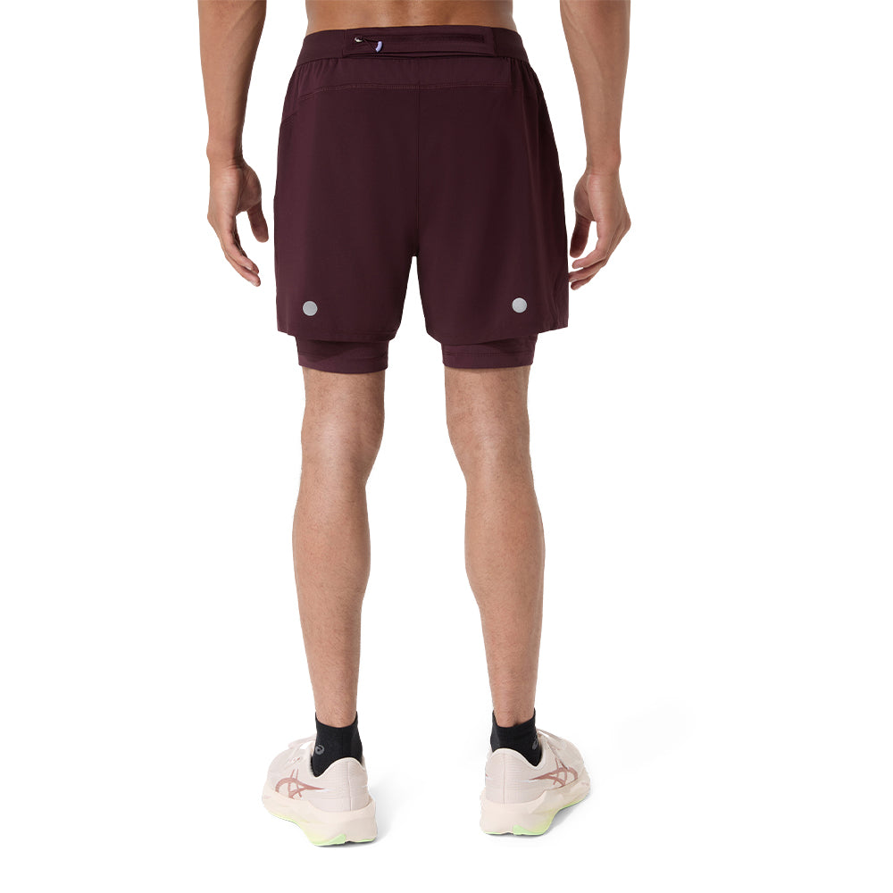 Asics Men's Road 2-N-1 5IN Short Men's Bottom - BlackToe Running