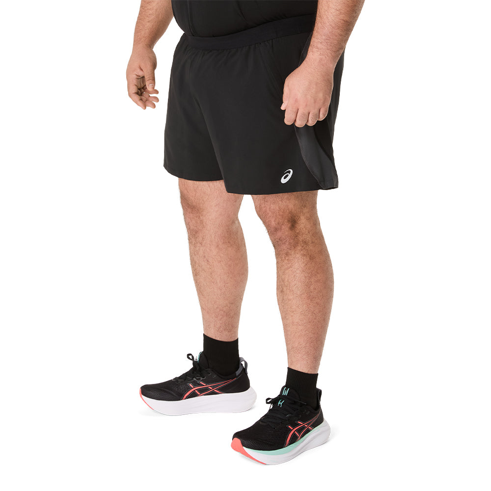 Asics Men's Road 5in Short - BlackToe Running#colour_performance-black-graphite-grey