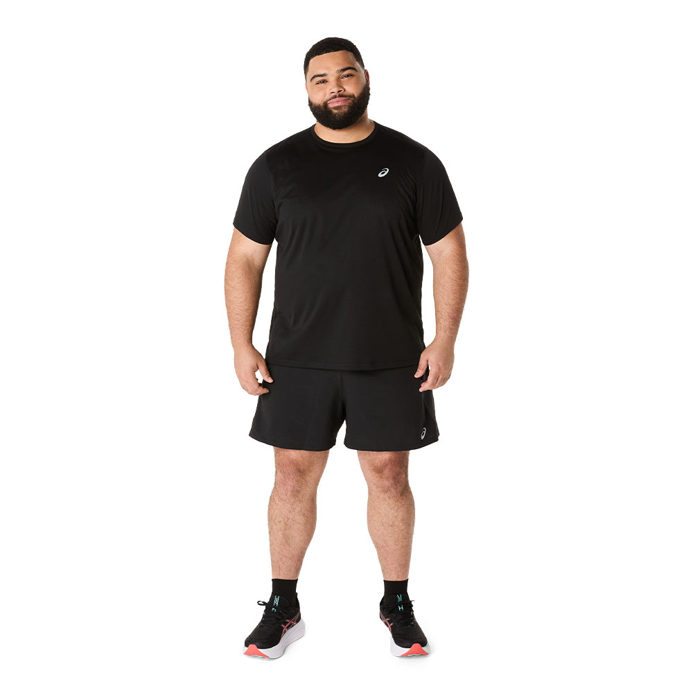 Asics Men's Road 5in Short - BlackToe Running#colour_performance-black-graphite-grey