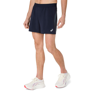 Asics Men's Road 5in Short - BlackToe Running#colour_midnight
