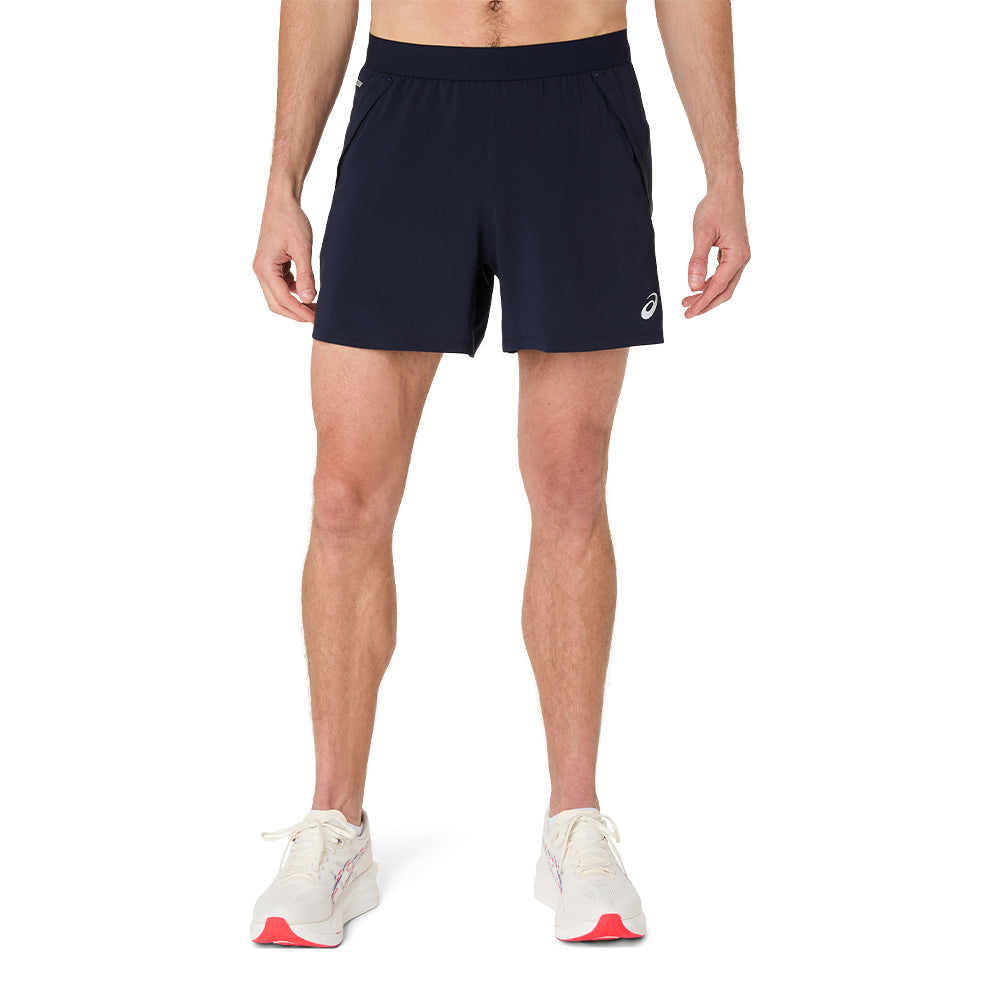 Asics Men's Road 5in Short - BlackToe Running#colour_midnight