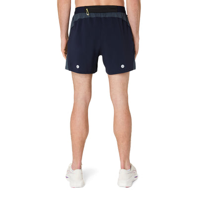 Asics Men's Road 5in Short - BlackToe Running#colour_midnight
