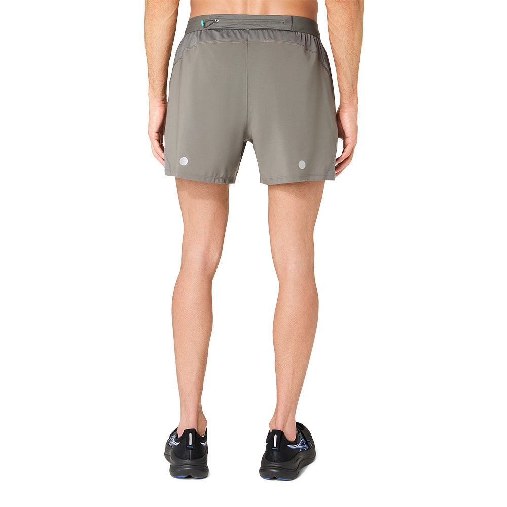 Asics Men's Road 5in Short - BlackToe Running#colour_truffle-grey