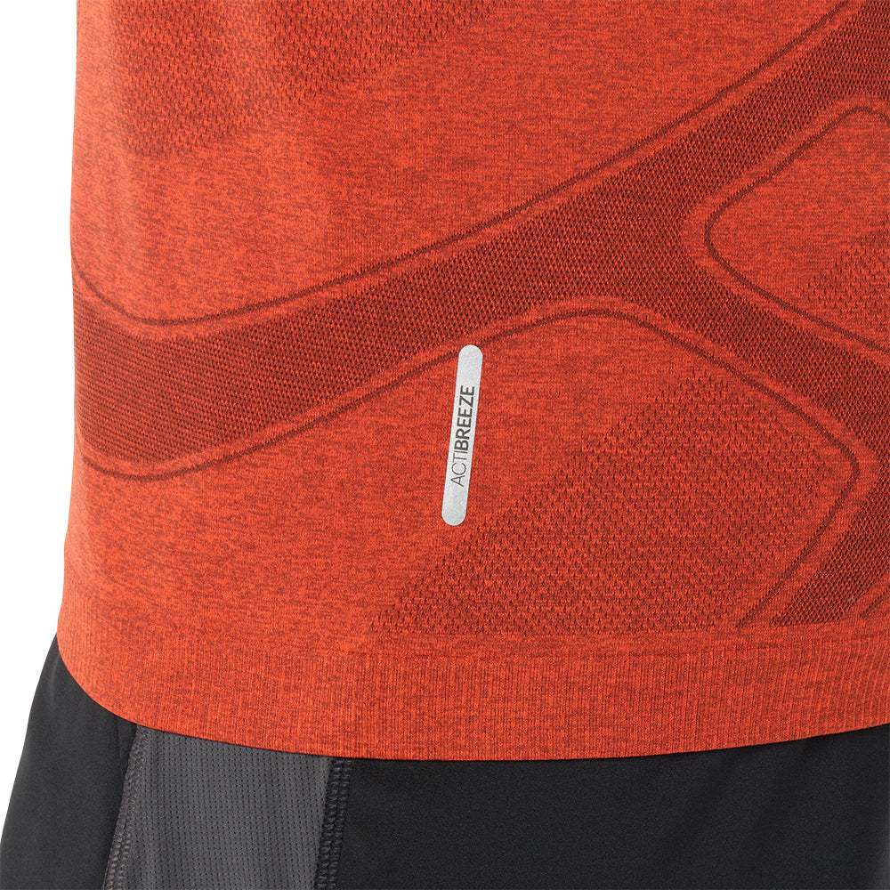 Asics Men's Road Seamless Long Sleeve Top - BlackToe Running