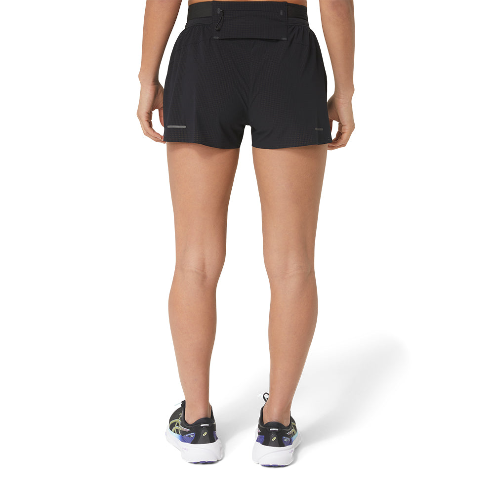 Asics Women's Metarun Split Short - BlackToe Running