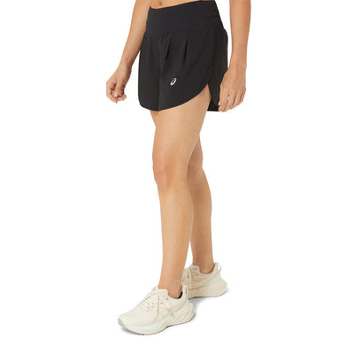 Asics Women's Road 3.5in Short - BlackToe Running#colour_performance-black