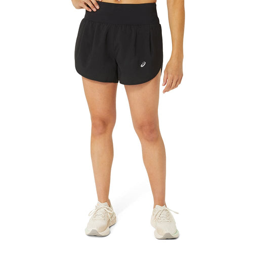 Asics Women's Road 3.5in Short - BlackToe Running#colour_performance-black